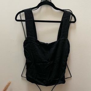 Reformation Ansel Black Top